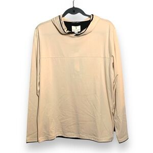 Scott James cream hooded shirt size M NWT